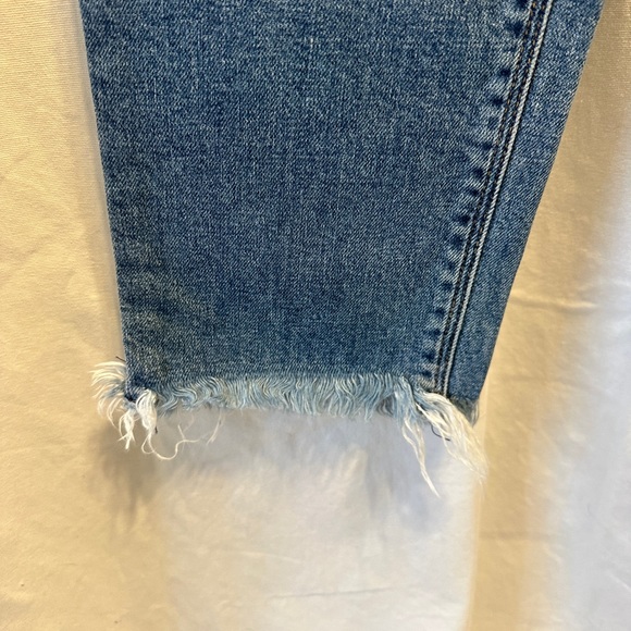 Hudson Riley Luxe Crop Raw Hem Straight Jeans 28 c20 - Picture 7 of 10